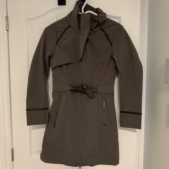 Brown softshell Lole, trench coat. - Picture 1 of 2